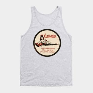 Vintage Cleopatra Restaurant Sacramento California Tank Top